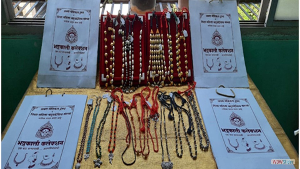 Bhadrakali Jewellery Crafted by FSWS With Funds Collected By Redlight Symposium Team
